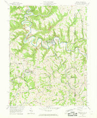 Bethany West Virginia Historical topographic map, 1:24000 scale, 7.5 X 7.5 Minute, Year 1959