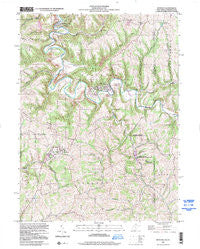 Bethany West Virginia Historical topographic map, 1:24000 scale, 7.5 X 7.5 Minute, Year 1997