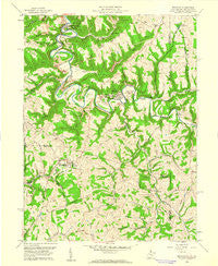 Bethany West Virginia Historical topographic map, 1:24000 scale, 7.5 X 7.5 Minute, Year 1959