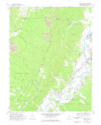 Beverly West West Virginia Historical topographic map, 1:24000 scale, 7.5 X 7.5 Minute, Year 1968