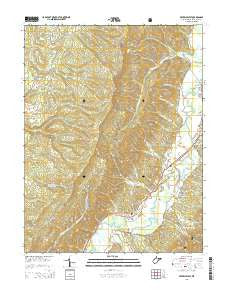 Beverly West West Virginia Historical topographic map, 1:24000 scale, 7.5 X 7.5 Minute, Year 2014