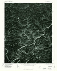 Big Chimney West Virginia Historical topographic map, 1:24000 scale, 7.5 X 7.5 Minute, Year 1977