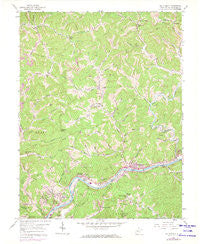 Big Chimney West Virginia Historical topographic map, 1:24000 scale, 7.5 X 7.5 Minute, Year 1958