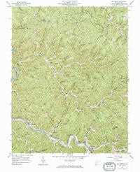 Big Creek West Virginia Historical topographic map, 1:24000 scale, 7.5 X 7.5 Minute, Year 1962