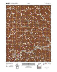 Big Chimney West Virginia Historical topographic map, 1:24000 scale, 7.5 X 7.5 Minute, Year 2011