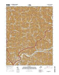 Big Chimney West Virginia Historical topographic map, 1:24000 scale, 7.5 X 7.5 Minute, Year 2014