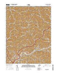 Big Chimney West Virginia Current topographic map, 1:24000 scale, 7.5 X 7.5 Minute, Year 2016