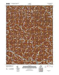Big Creek West Virginia Historical topographic map, 1:24000 scale, 7.5 X 7.5 Minute, Year 2011