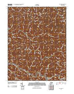 Big Creek West Virginia Historical topographic map, 1:24000 scale, 7.5 X 7.5 Minute, Year 2011