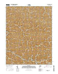 Big Creek West Virginia Current topographic map, 1:24000 scale, 7.5 X 7.5 Minute, Year 2016