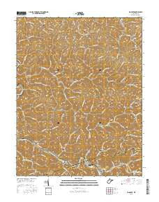 Big Creek West Virginia Current topographic map, 1:24000 scale, 7.5 X 7.5 Minute, Year 2016