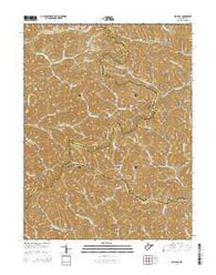 Big Isaac West Virginia Historical topographic map, 1:24000 scale, 7.5 X 7.5 Minute, Year 2014