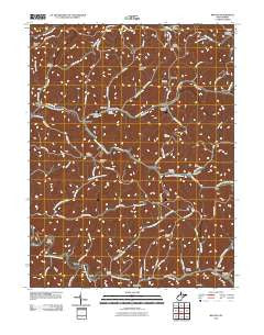 Big Run West Virginia Historical topographic map, 1:24000 scale, 7.5 X 7.5 Minute, Year 2011