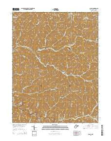 Big Run West Virginia Historical topographic map, 1:24000 scale, 7.5 X 7.5 Minute, Year 2014