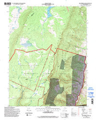 Blackbird Knob West Virginia Historical topographic map, 1:24000 scale, 7.5 X 7.5 Minute, Year 1995