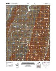 Blackbird Knob West Virginia Historical topographic map, 1:24000 scale, 7.5 X 7.5 Minute, Year 2011