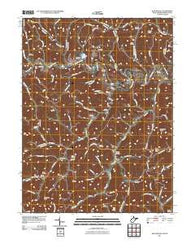 Blacksville West Virginia Historical topographic map, 1:24000 scale, 7.5 X 7.5 Minute, Year 2011