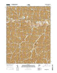 Blacksville West Virginia Historical topographic map, 1:24000 scale, 7.5 X 7.5 Minute, Year 2014