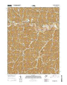 Blacksville West Virginia Historical topographic map, 1:24000 scale, 7.5 X 7.5 Minute, Year 2014