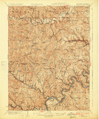 Blacksville West Virginia Historical topographic map, 1:62500 scale, 15 X 15 Minute, Year 1925