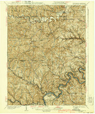 Blacksville West Virginia Historical topographic map, 1:62500 scale, 15 X 15 Minute, Year 1925