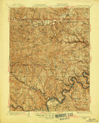 Blacksville West Virginia Historical topographic map, 1:62500 scale, 15 X 15 Minute, Year 1925