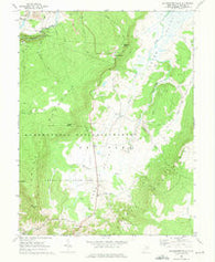 Blackwater Falls West Virginia Historical topographic map, 1:24000 scale, 7.5 X 7.5 Minute, Year 1968