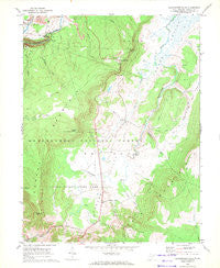 Blackwater Falls West Virginia Historical topographic map, 1:24000 scale, 7.5 X 7.5 Minute, Year 1968