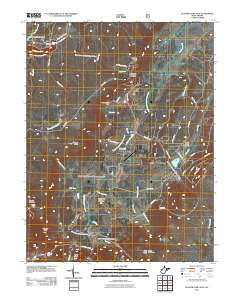 Blackwater Falls West Virginia Historical topographic map, 1:24000 scale, 7.5 X 7.5 Minute, Year 2011