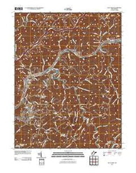 Blue Creek West Virginia Historical topographic map, 1:24000 scale, 7.5 X 7.5 Minute, Year 2011