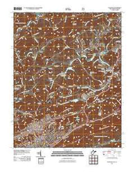 Bluefield West Virginia Historical topographic map, 1:24000 scale, 7.5 X 7.5 Minute, Year 2011