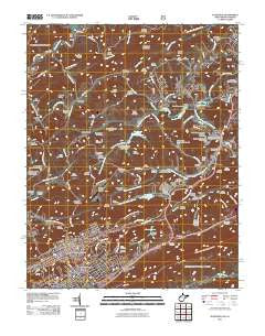 Bluefield West Virginia Historical topographic map, 1:24000 scale, 7.5 X 7.5 Minute, Year 2011