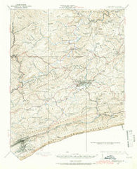 Bluefield West Virginia Historical topographic map, 1:62500 scale, 15 X 15 Minute, Year 1924