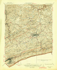 Bluefield West Virginia Historical topographic map, 1:62500 scale, 15 X 15 Minute, Year 1926