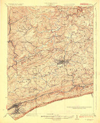 Bluefield West Virginia Historical topographic map, 1:62500 scale, 15 X 15 Minute, Year 1926