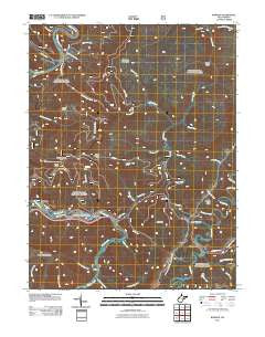 Bowden West Virginia Historical topographic map, 1:24000 scale, 7.5 X 7.5 Minute, Year 2011