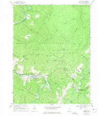 Bowden West Virginia Historical topographic map, 1:24000 scale, 7.5 X 7.5 Minute, Year 1968