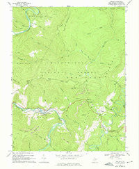 Bowden West Virginia Historical topographic map, 1:24000 scale, 7.5 X 7.5 Minute, Year 1968