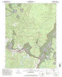 Bowden West Virginia Historical topographic map, 1:24000 scale, 7.5 X 7.5 Minute, Year 1995