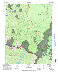 Bowden West Virginia Historical topographic map, 1:24000 scale, 7.5 X 7.5 Minute, Year 1995