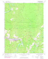 Bowden West Virginia Historical topographic map, 1:24000 scale, 7.5 X 7.5 Minute, Year 1968