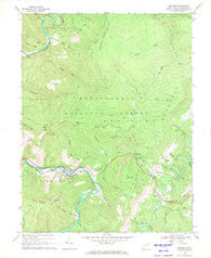 Bowden West Virginia Historical topographic map, 1:24000 scale, 7.5 X 7.5 Minute, Year 1968