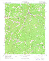 Bradshaw West Virginia Historical topographic map, 1:24000 scale, 7.5 X 7.5 Minute, Year 1964