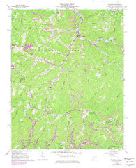 Bradshaw West Virginia Historical topographic map, 1:24000 scale, 7.5 X 7.5 Minute, Year 1964