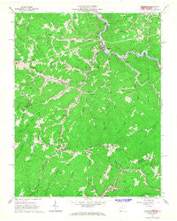Bradshaw West Virginia Historical topographic map, 1:24000 scale, 7.5 X 7.5 Minute, Year 1964
