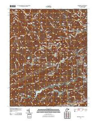 Bramwell West Virginia Historical topographic map, 1:24000 scale, 7.5 X 7.5 Minute, Year 2011