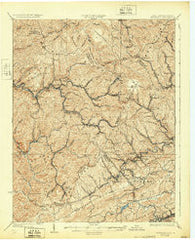 Bramwell West Virginia Historical topographic map, 1:62500 scale, 15 X 15 Minute, Year 1925