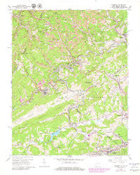 Bramwell West Virginia Historical topographic map, 1:24000 scale, 7.5 X 7.5 Minute, Year 1962