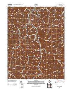 Branchland West Virginia Historical topographic map, 1:24000 scale, 7.5 X 7.5 Minute, Year 2011