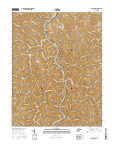 Branchland West Virginia Current topographic map, 1:24000 scale, 7.5 X 7.5 Minute, Year 2016